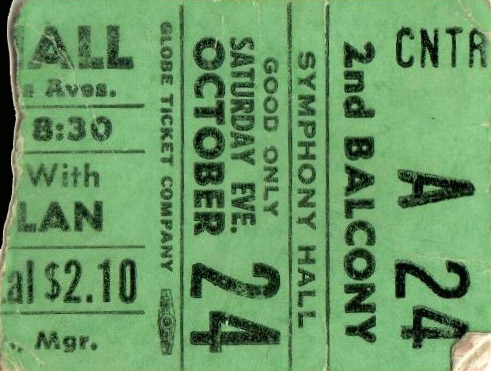Ticket 1964-10-24