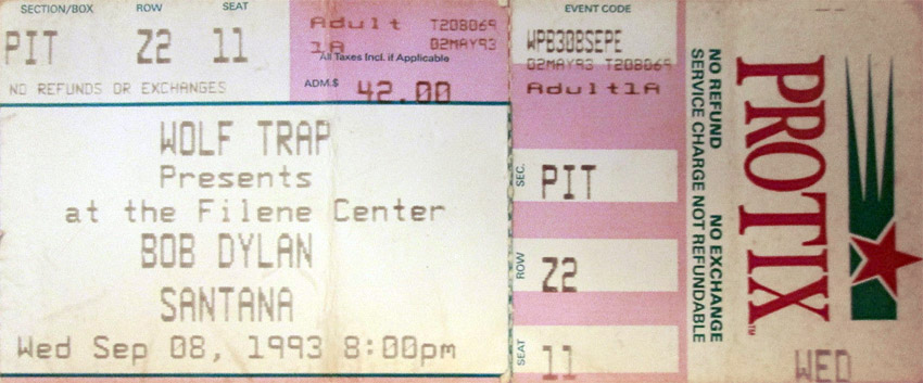 Ticket 1993-09-08